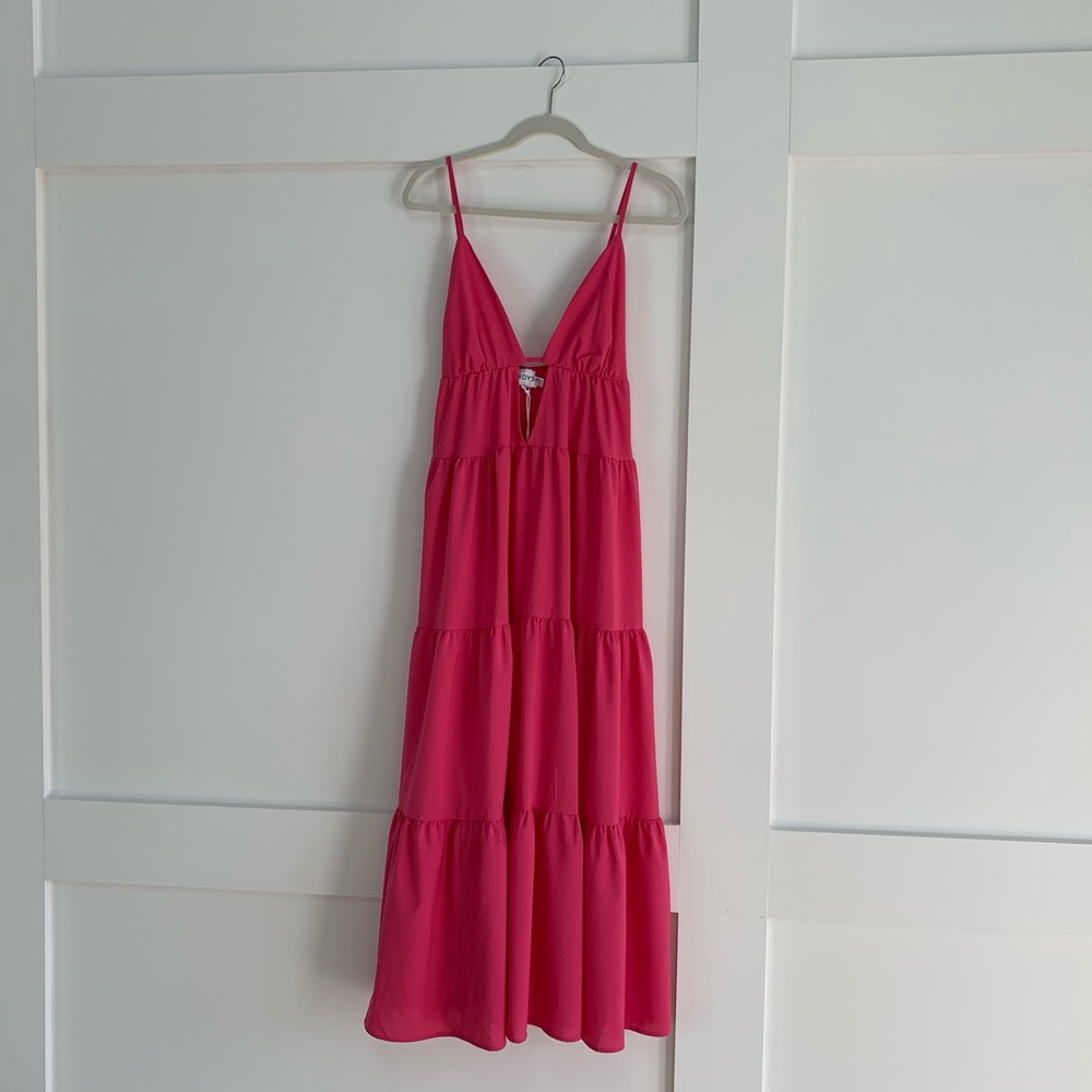 Pink Petal and Pup Dress